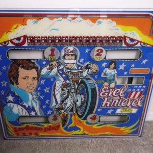 Evel Knievel Backglass 1977 Bally