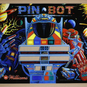 Pinbot Backglass 1986 Williams