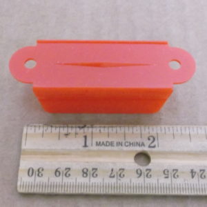 Lane Guide Roll Over Through 2-1/8" Opaque Red-All Brands