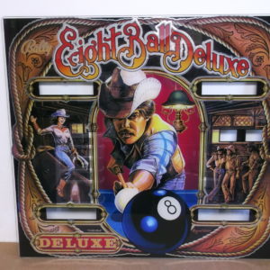 Eight Ball Deluxe 1981 Bally Backglass
